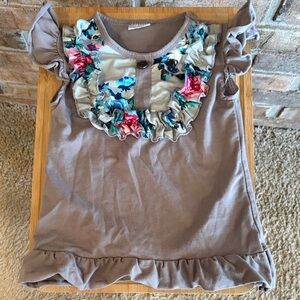 Floral Ruffle Kids Matching Set